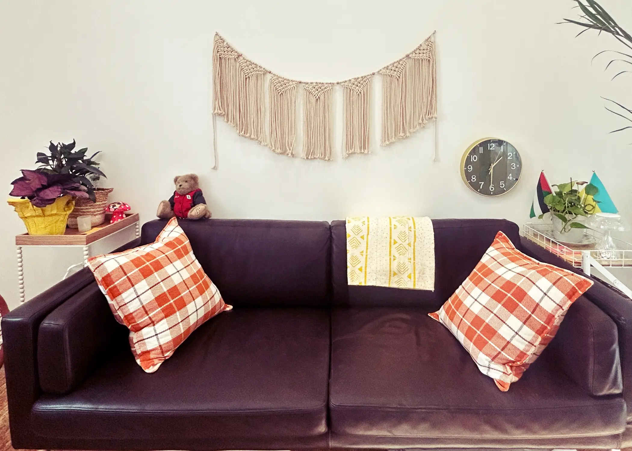 Stephen Kochenash's therapy office sofa.